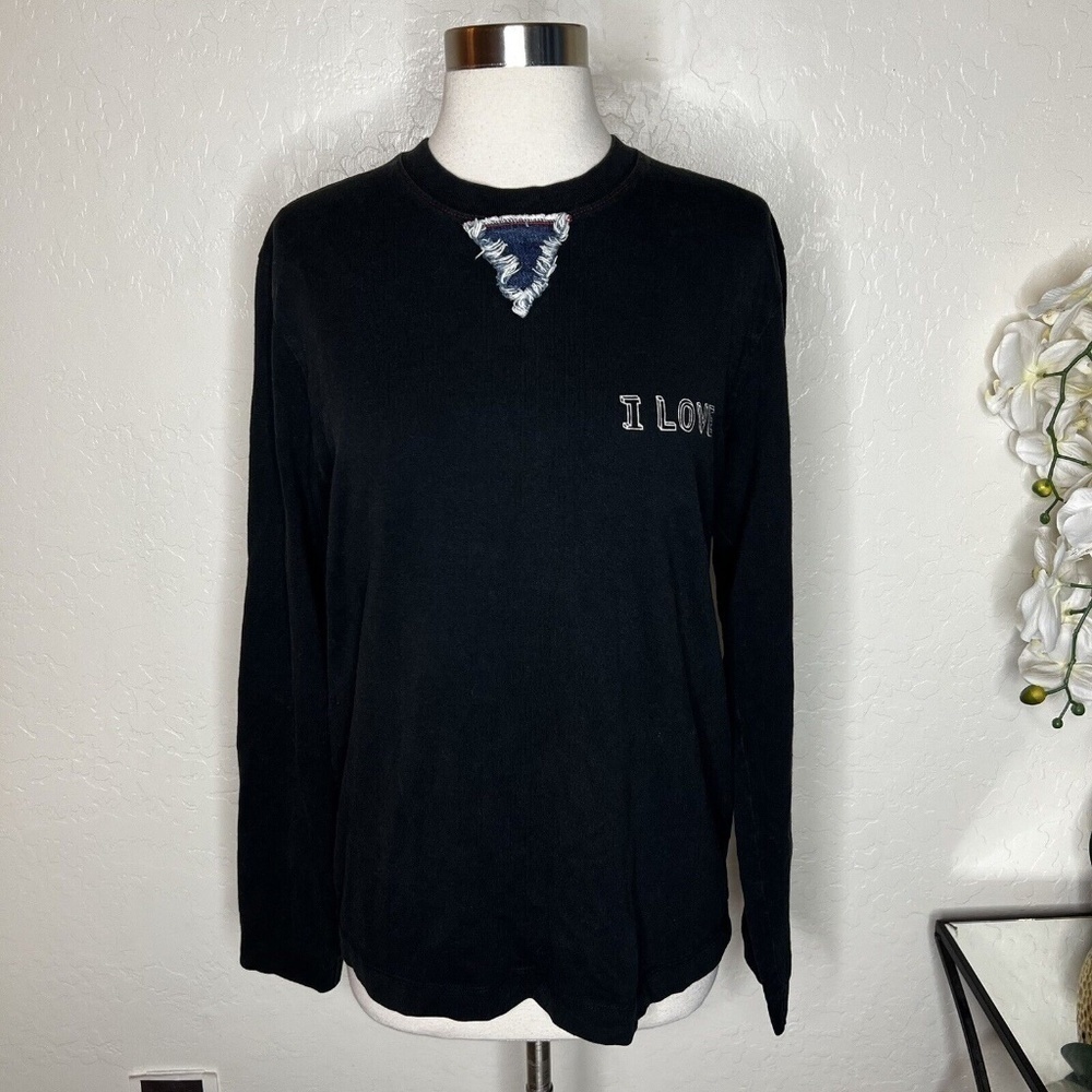 guess i love long sleeve shirt M in black